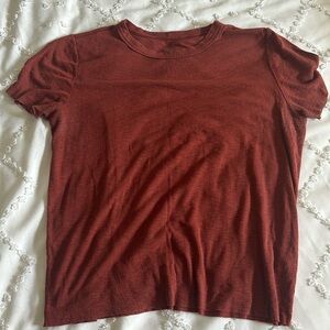 Aerie real soft medium rust t shirt